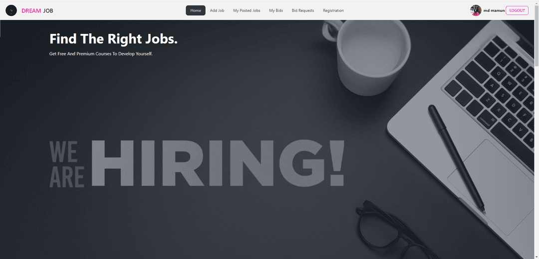 Dream Job (Job Portal)